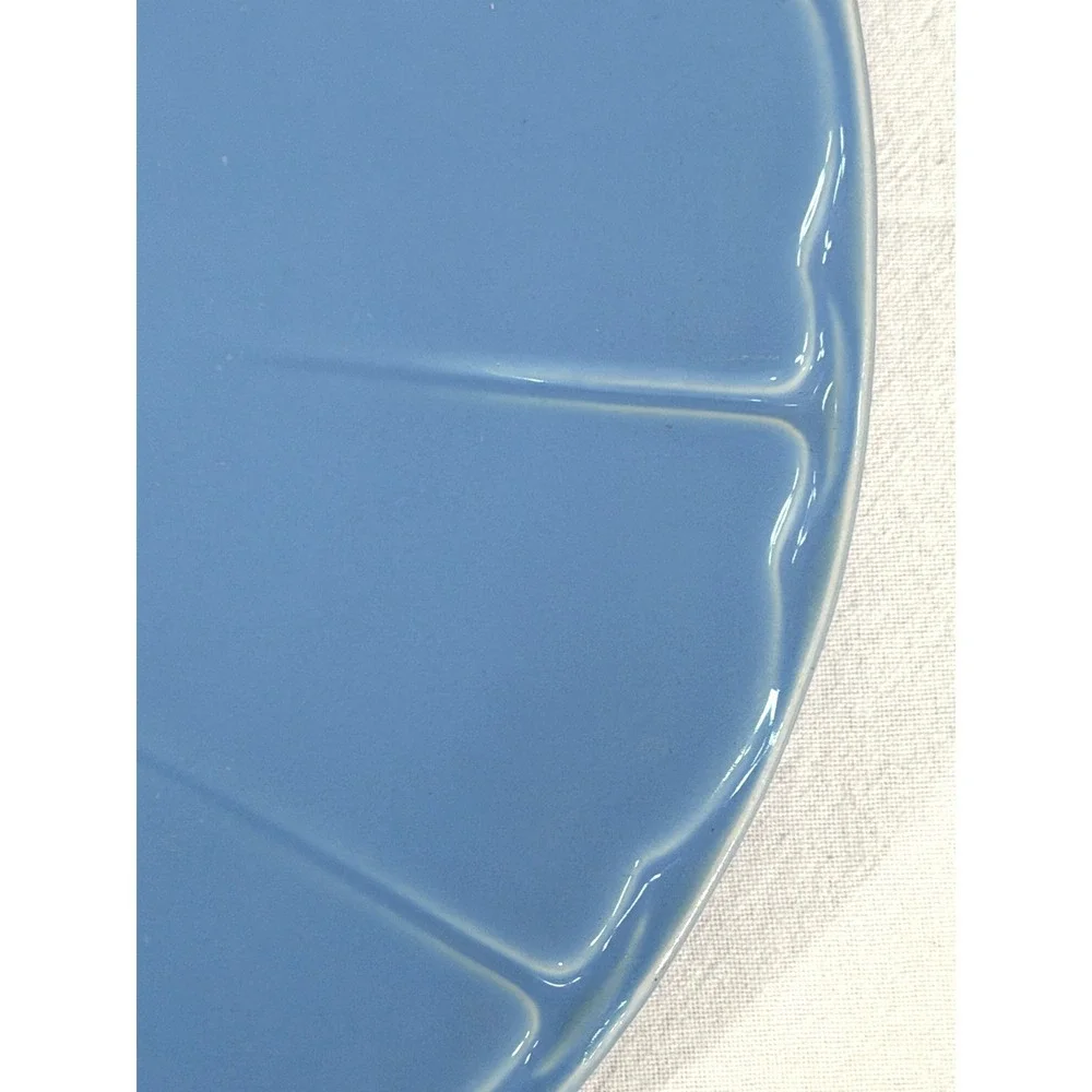 Corelle Coordinates Blue Oval Serving Platter‎ Stoneware 17.5